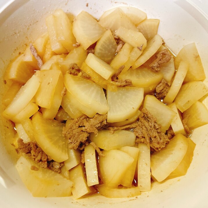 大根の煮物(電子レンジ調理)